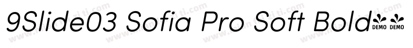 9Slide03 Sofia Pro Soft Bold字体转换